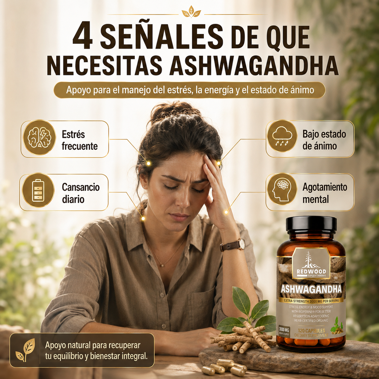 ASHWAGANDHA REDWOOD 3000 MG PACK 2