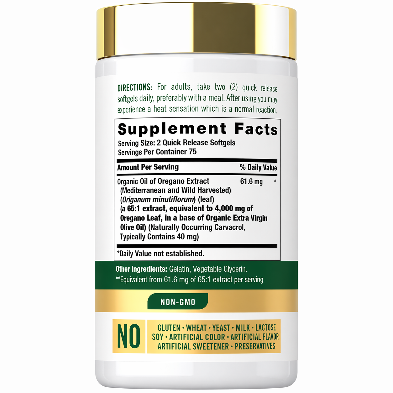 ACEITE DE OREGANO 4000MG 150 SOFGELS/CARLYLE