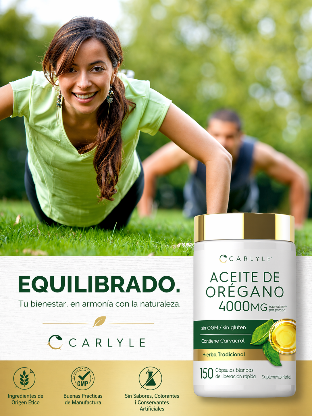 ACEITE DE OREGANO 4000MG 150 SOFGELS/CARLYLE