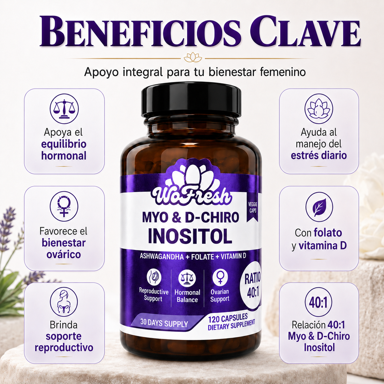 MYO D CHIRO INOSILTOL WOFRESH 2050MG PACK 2