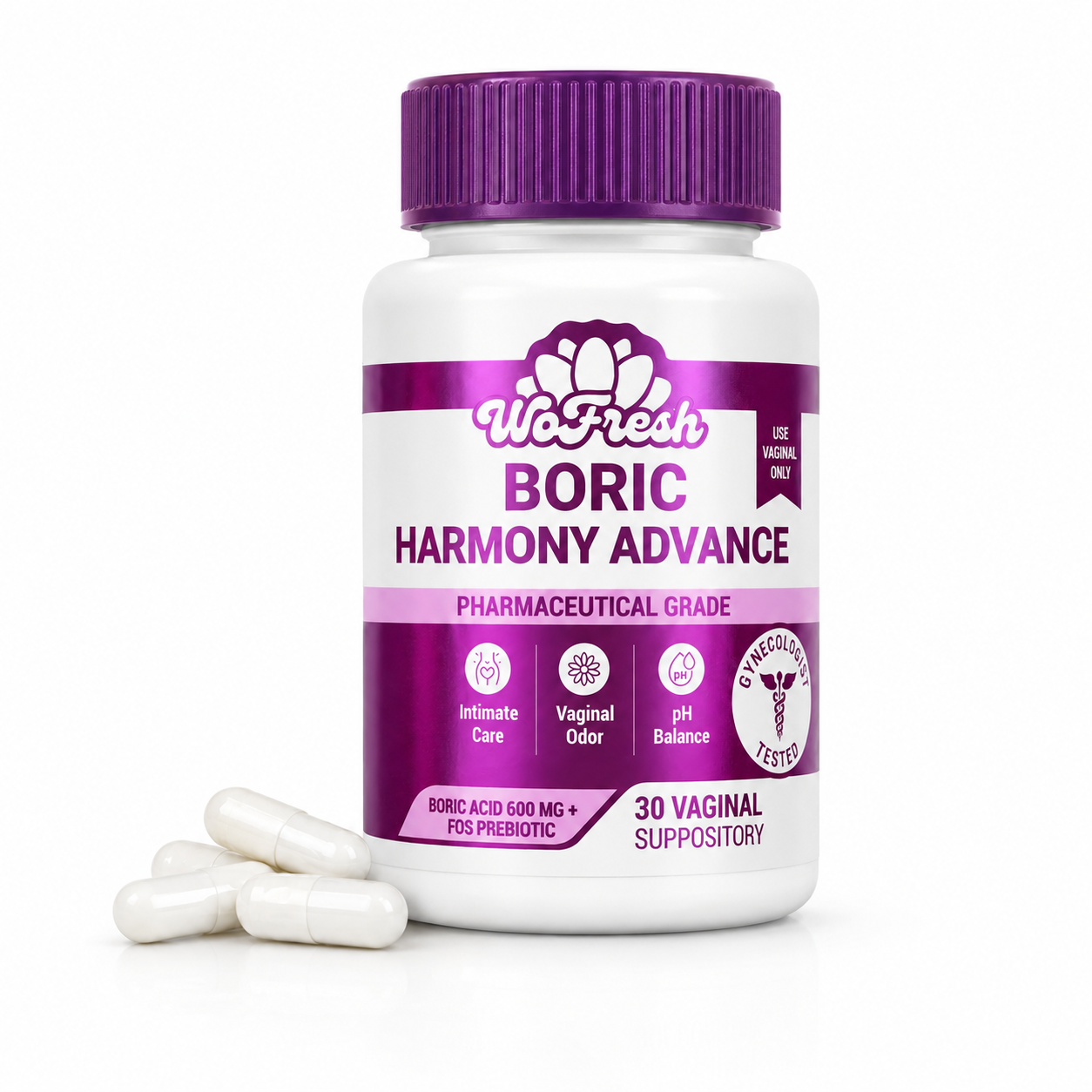 ÓVULOS BORIC HARMONY ADVANCE 800MG WOFRESH