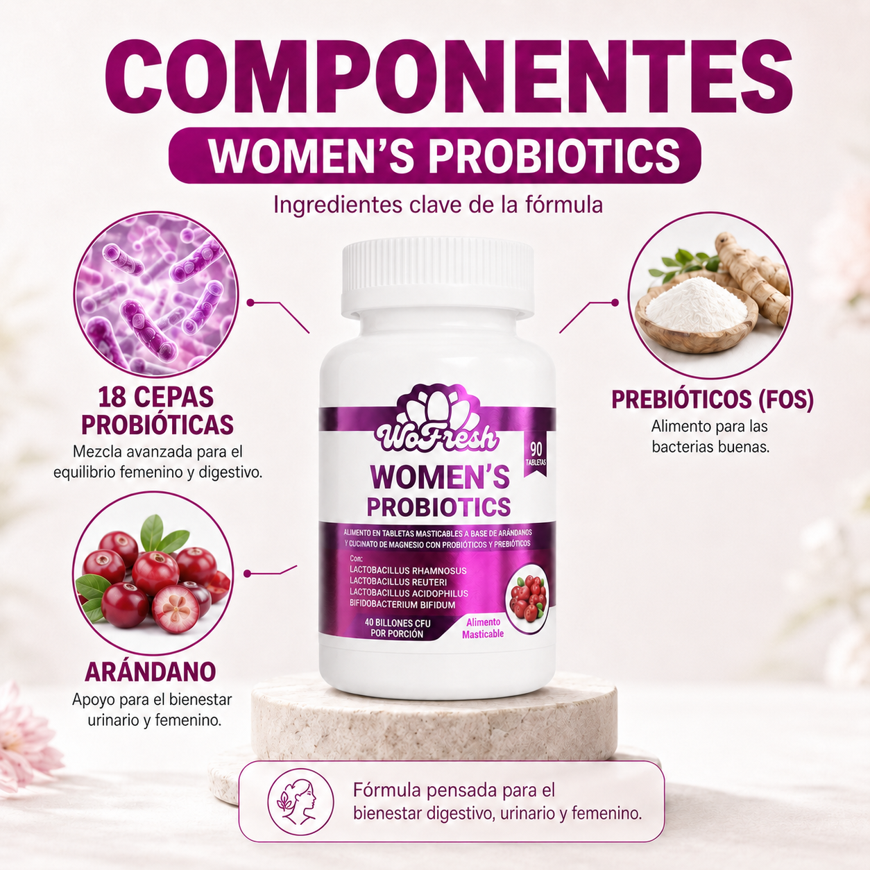 PROBIOTICOS ORALES PARA LA MUJER WOMEN´S PROBIOTICS