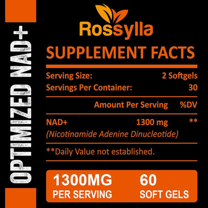 NAD NICOTINAMIDA LIPOSOMAL AVANZADA 1300 MG