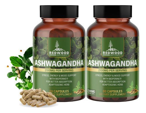ASHWAGANDHA REDWOOD 2100 MG PACK 2