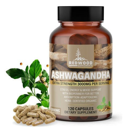 ASHWAGANDHA REDWOOD 3000 MG EXTRA FUERTE