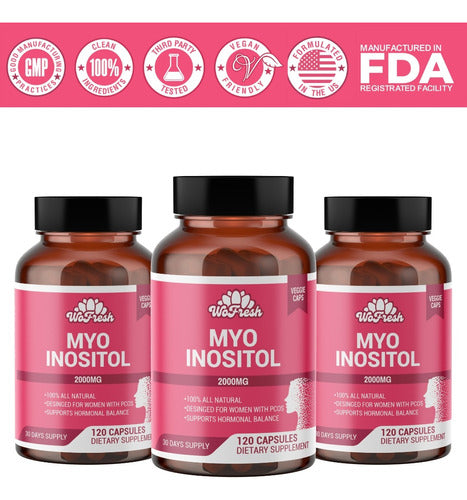 MYO INOSITOL WOFRESH 2000 MG APOYO FERTILIDAD