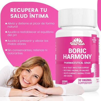 ÓVULOS DE ÁCIDO BORICO BORIC HARMONY WOFRESH PACK 2