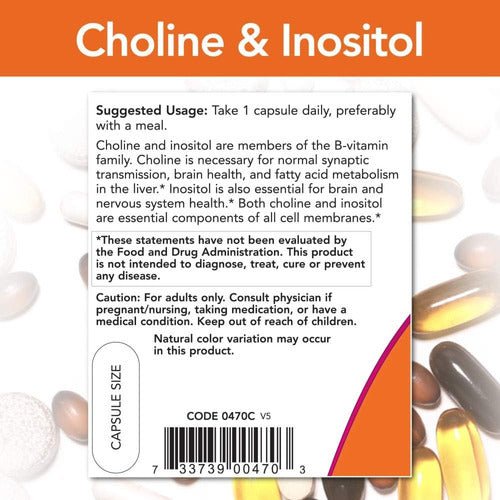 CHOLINA + INOSITOL 500 MG SOPORTE SISTEMA INMUNE