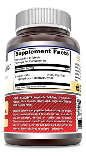 HMB 2000 MG APOYO MUSCULAR AMAZING FORMULAS