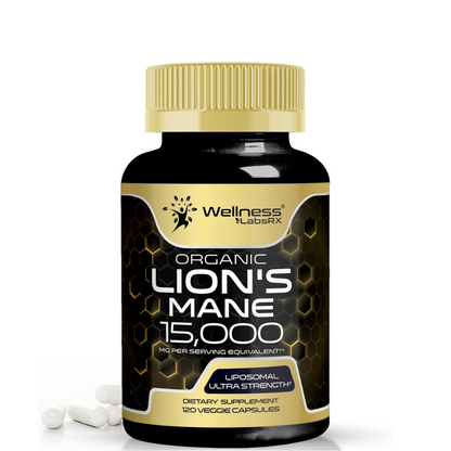 MELENA DE LEÓN HONGO ORGÁNICO 15000 MG WELLNESS