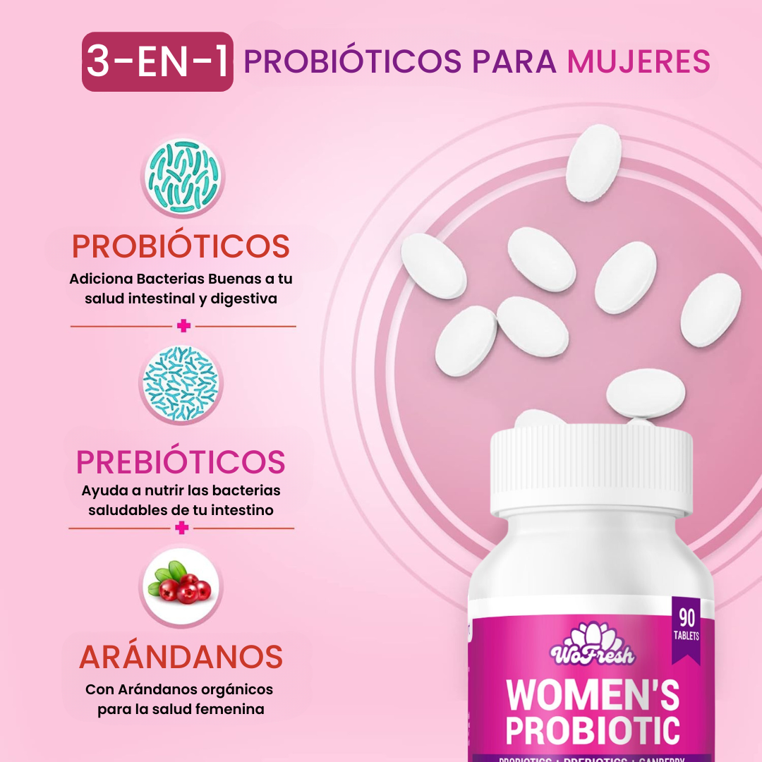 PROBIOTICOS PARA LA MUJER WOFRESH FORMULA MEJORADA